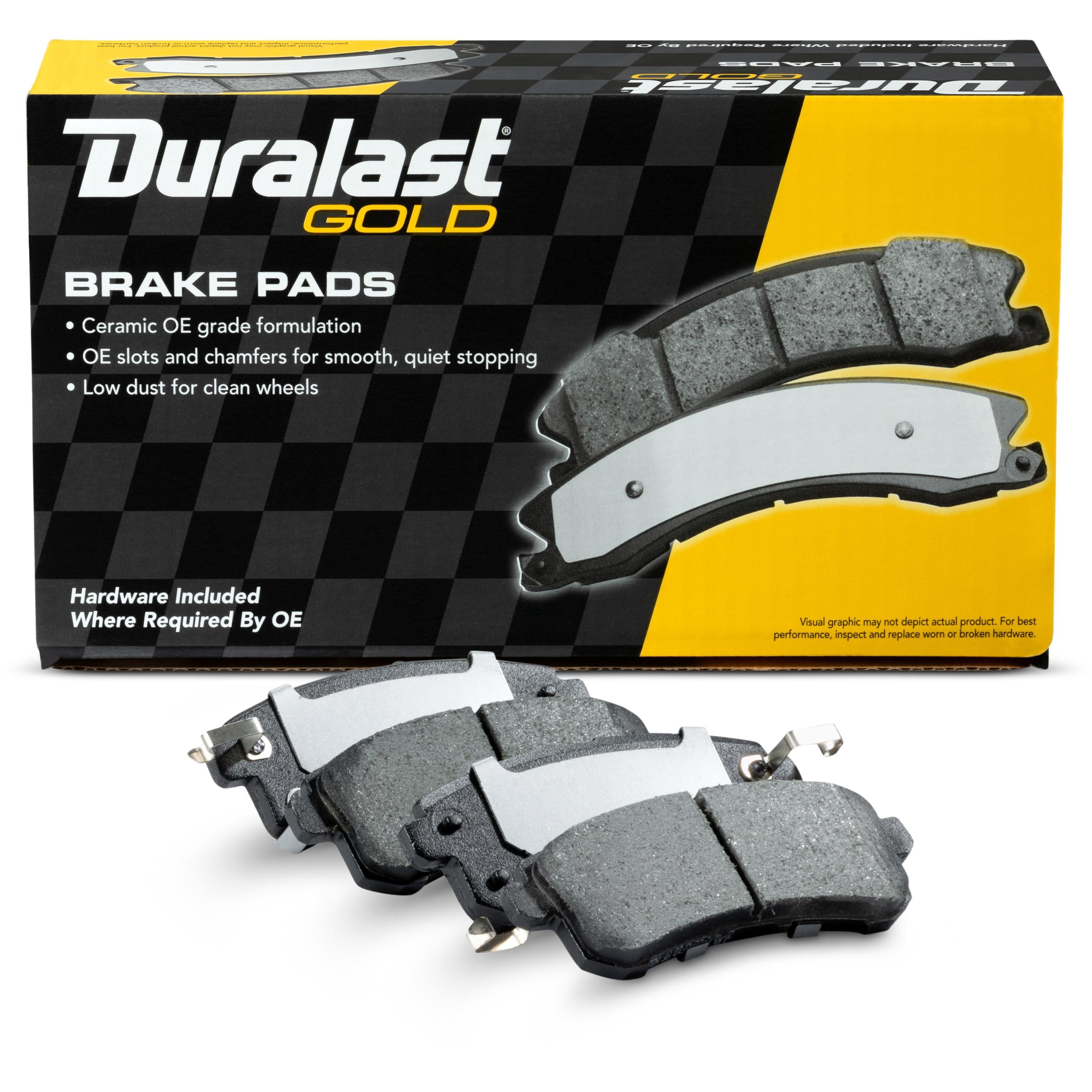 Gold Ceramic Disc Brake Pad Set DG1510