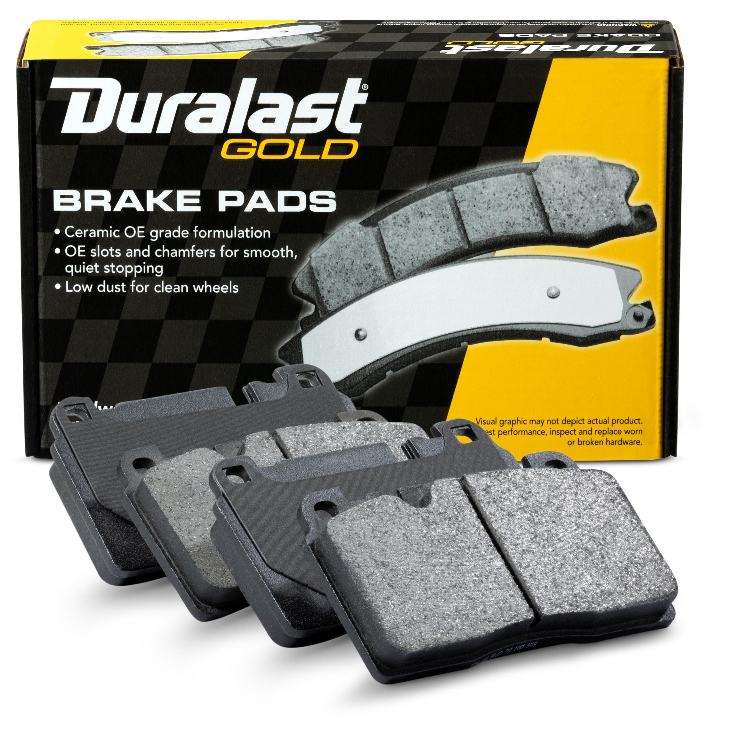 Gold Ceramic Disc Brake Pad Set DG1663