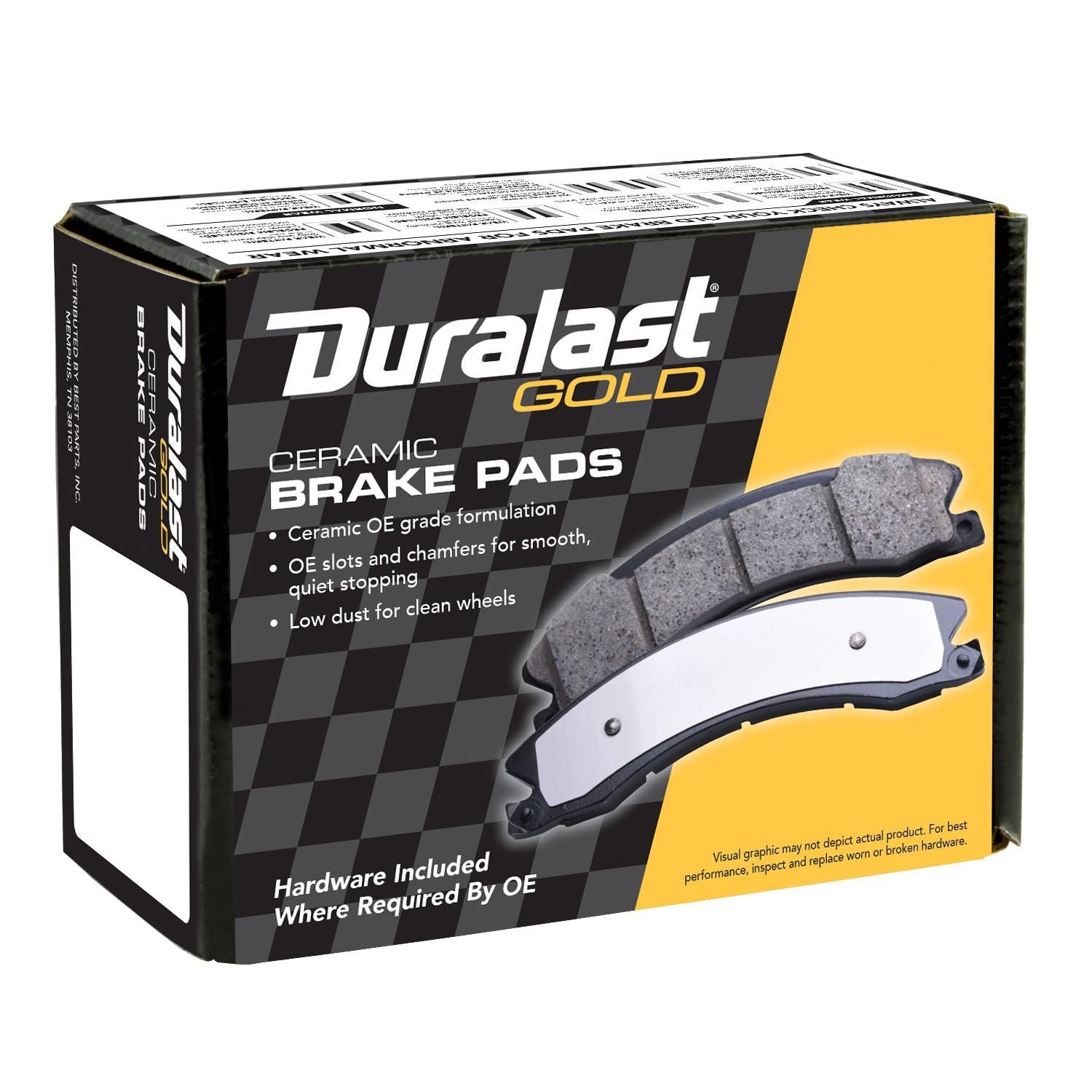 Gold Ceramic Disc Brake Pad Set DG1739
