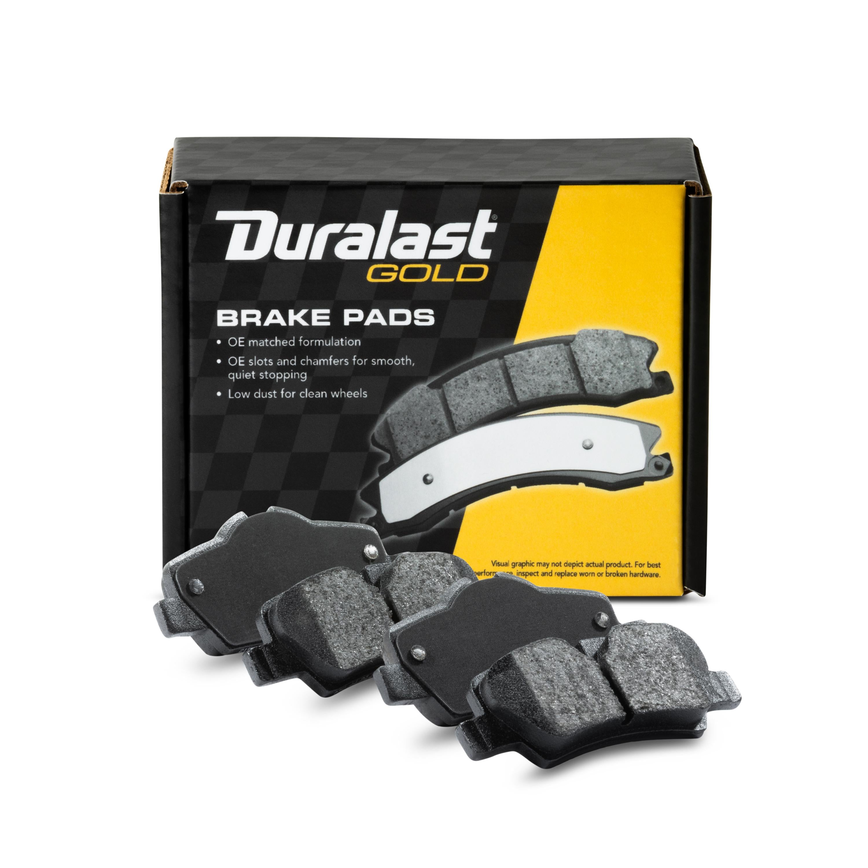 Gold Ceramic Disc Brake Pad Set DG1800