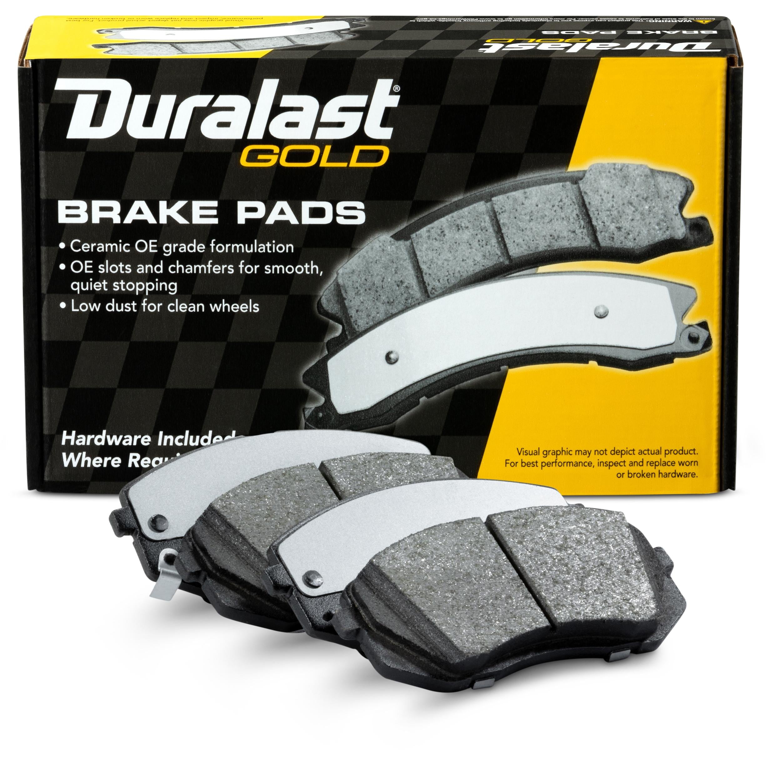 Gold Ceramic Disc Brake Pad Set DG1855