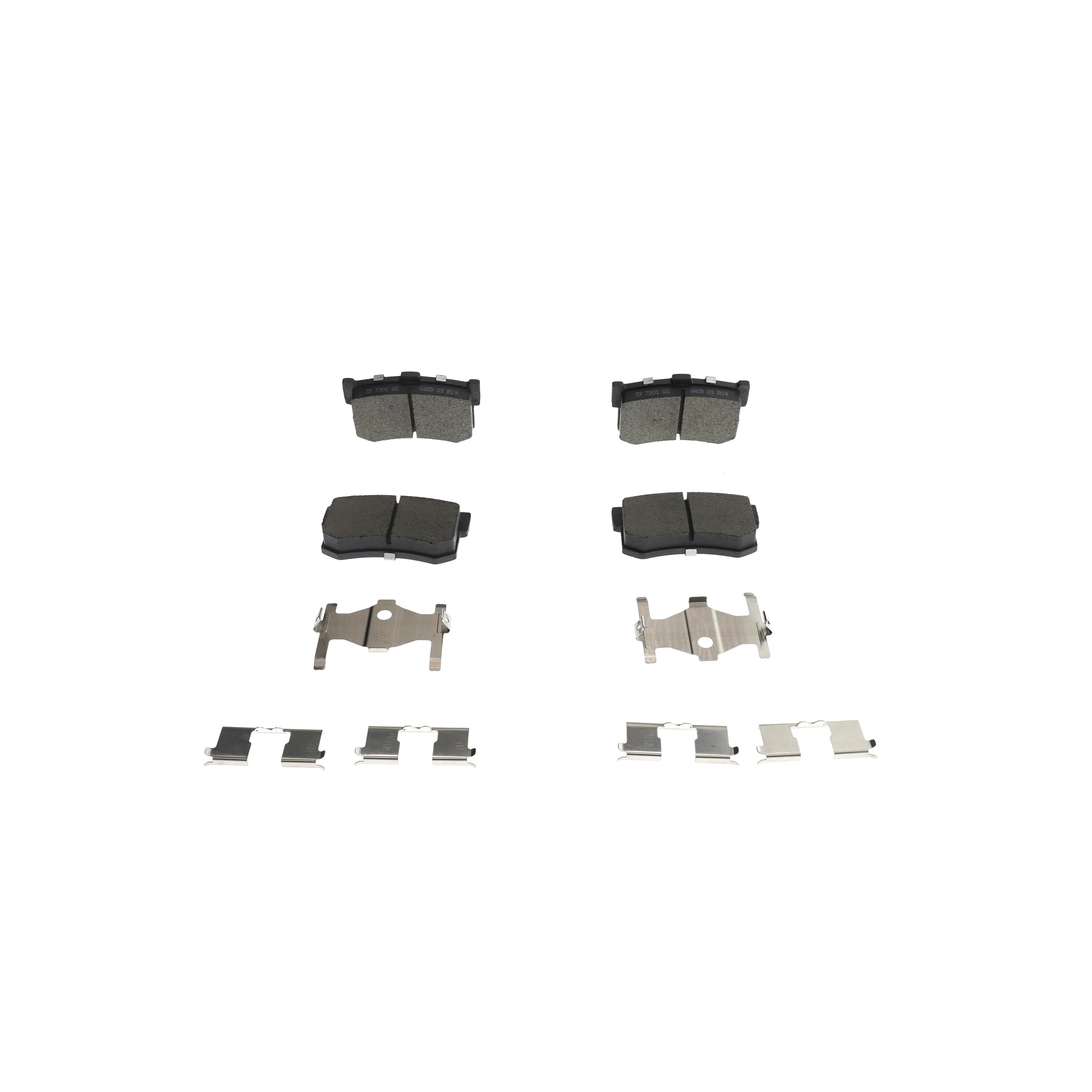 Gold Ceramic Disc Brake Pad Set DG342