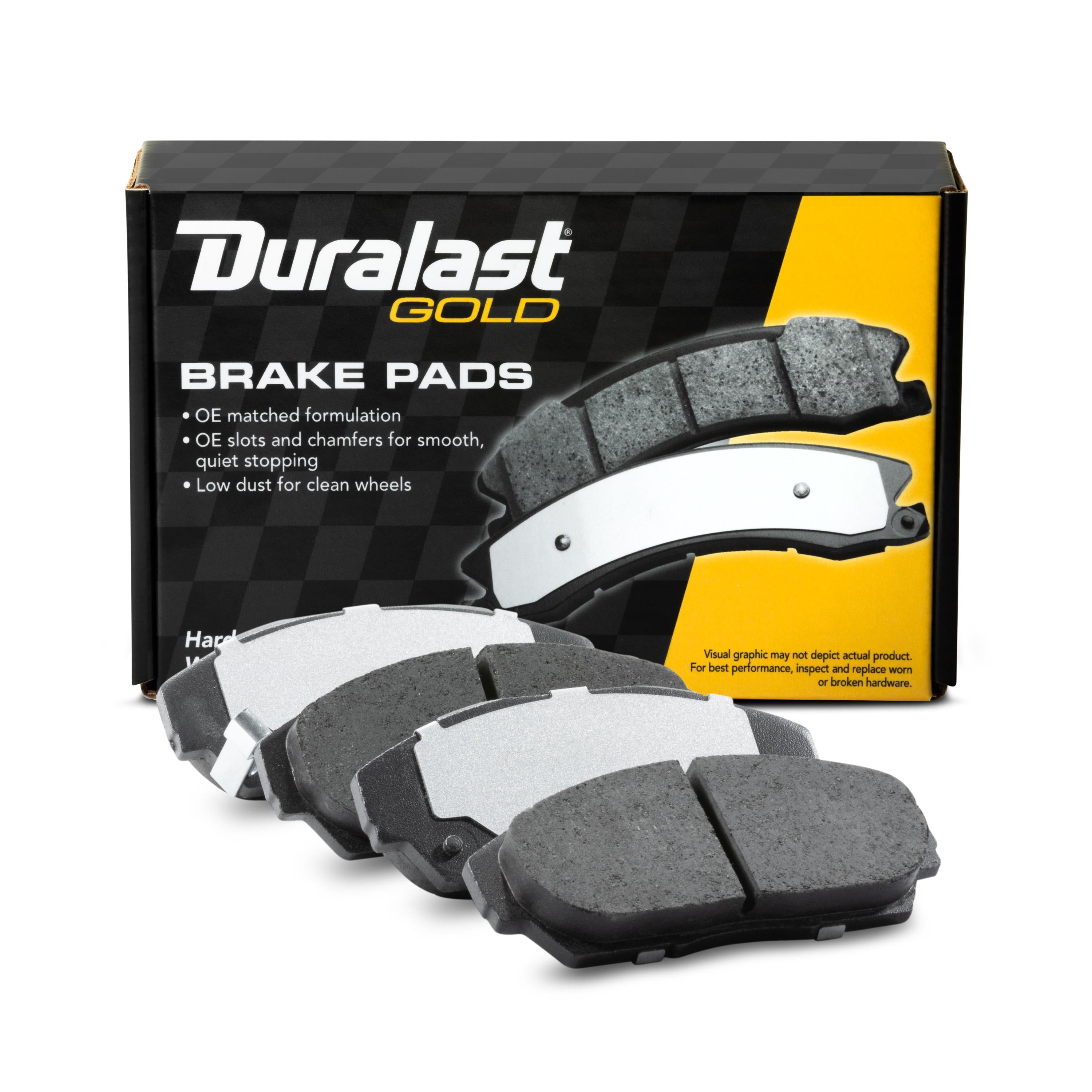 Gold Ceramic Disc Brake Pad Set DG409