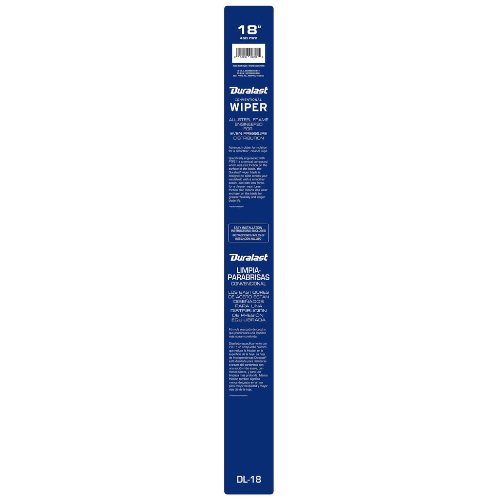 18in Traditional Metal Wiper Blade DL-18