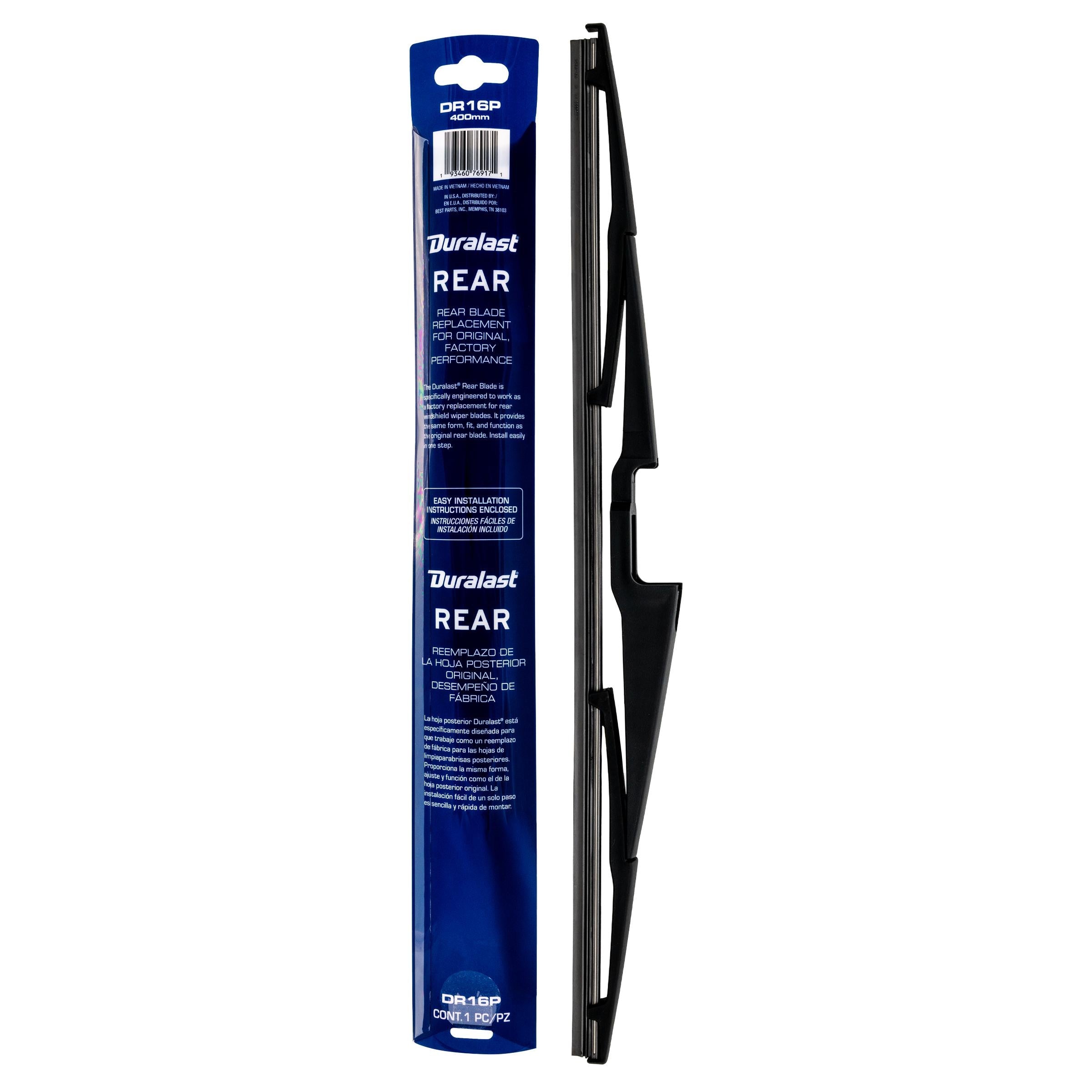 Aero Rear 16in Integral Wiper Blade DR16P