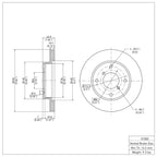 R1 Concepts Disc Brake Rotor ERE-01000