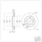 R1 Concepts Disc Brake Rotor ERE-01012