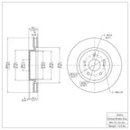 R1 Concepts Disc Brake Rotor ERE-01014