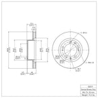 R1 Concepts Disc Brake Rotor ERE-02019