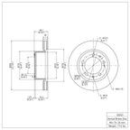 R1 Concepts Disc Brake Rotor ERE-02023
