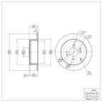 R1 Concepts Disc Brake Rotor ERE-03002