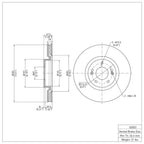 R1 Concepts Disc Brake Rotor ERE-03003