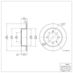 R1 Concepts Disc Brake Rotor ERE-03009