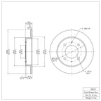 R1 Concepts Disc Brake Rotor ERE-03010