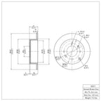 R1 Concepts Disc Brake Rotor ERE-03011