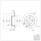 R1 Concepts Disc Brake Rotor ERE-03024