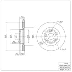 R1 Concepts Disc Brake Rotor ERE-03030
