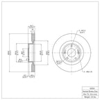 R1 Concepts Disc Brake Rotor ERE-03034