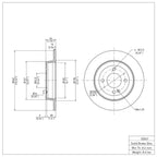 R1 Concepts Disc Brake Rotor ERE-03041