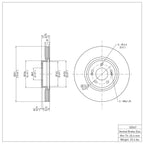 R1 Concepts Disc Brake Rotor ERE-03047
