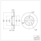 R1 Concepts Disc Brake Rotor ERE-07001
