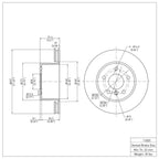 R1 Concepts Disc Brake Rotor ERE-11005