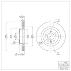 R1 Concepts Disc Brake Rotor ERE-11009