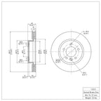 R1 Concepts Disc Brake Rotor ERE-11013