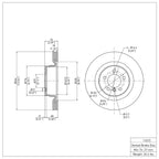 R1 Concepts Disc Brake Rotor ERE-11015
