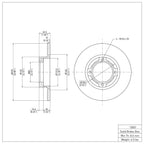 R1 Concepts Disc Brake Rotor ERE-13001