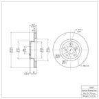 R1 Concepts Disc Brake Rotor ERE-13009