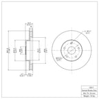 R1 Concepts Disc Brake Rotor ERE-13011