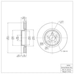 R1 Concepts Disc Brake Rotor ERE-13018