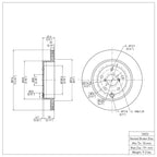 R1 Concepts Disc Brake Rotor ERE-13022