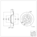 R1 Concepts Disc Brake Rotor ERE-13032