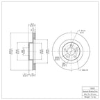 R1 Concepts Disc Brake Rotor ERE-13033