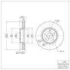 R1 Concepts Disc Brake Rotor ERE-13035
