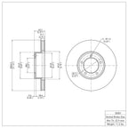 R1 Concepts Disc Brake Rotor ERE-20001