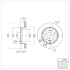 R1 Concepts Disc Brake Rotor ERE-20009