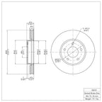 R1 Concepts Disc Brake Rotor ERE-20010