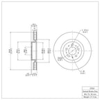 R1 Concepts Disc Brake Rotor ERE-27031