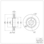 R1 Concepts Disc Brake Rotor ERE-27032