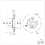 R1 Concepts Disc Brake Rotor ERE-27042