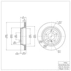 R1 Concepts Disc Brake Rotor ERE-31044