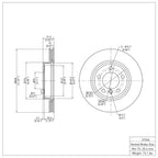 R1 Concepts Disc Brake Rotor ERE-31046