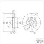 R1 Concepts Disc Brake Rotor ERE-31048