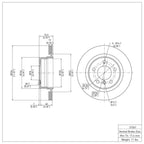 R1 Concepts Disc Brake Rotor ERE-31061