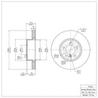 R1 Concepts Disc Brake Rotor ERE-31062