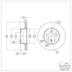 R1 Concepts Disc Brake Rotor ERE-31065