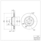 R1 Concepts Disc Brake Rotor ERE-31082